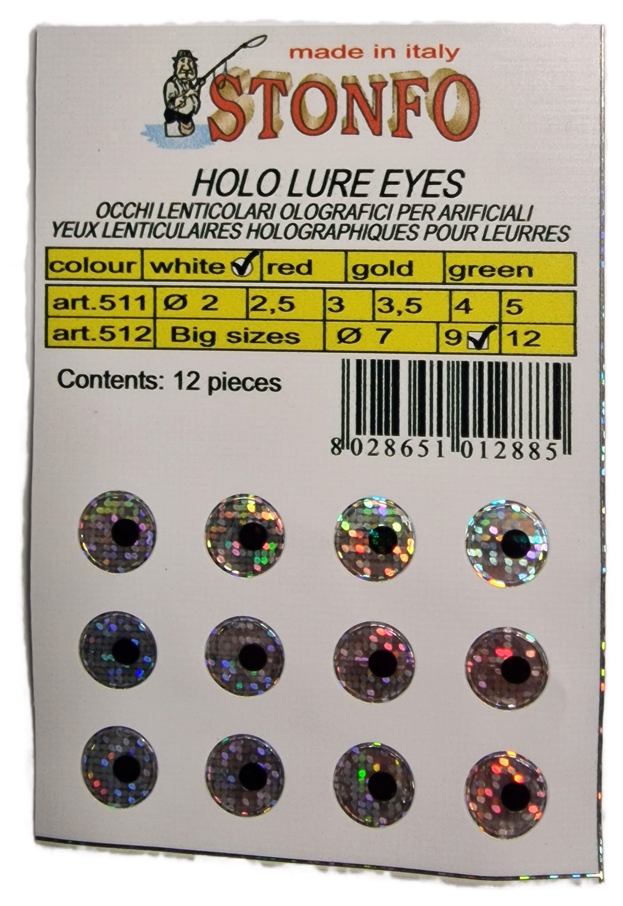 Reflective Lure Eyes