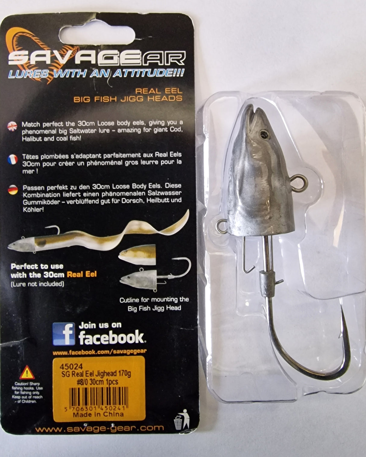 Savage Gear Real Eel  Big Fish Jig Head