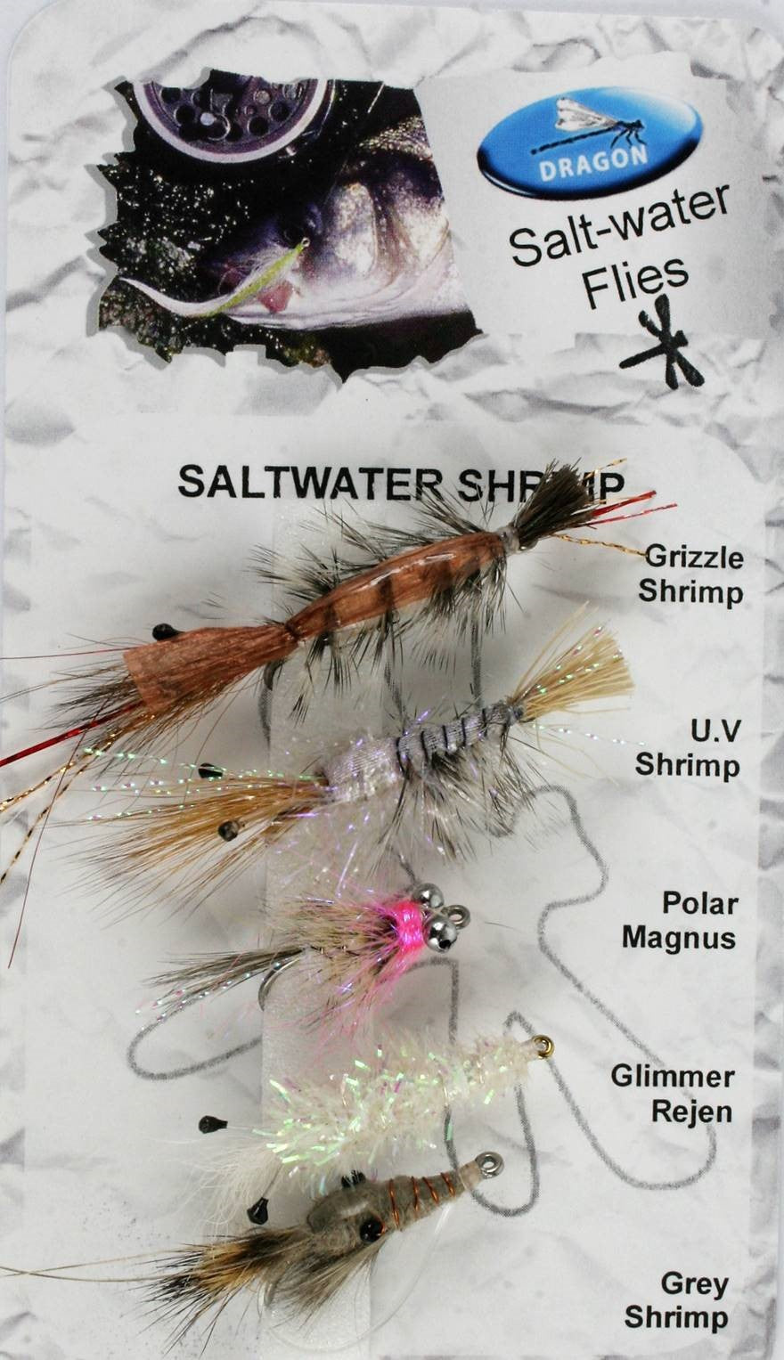 SALT WATER FLIES, SALTWATER SHRIMP