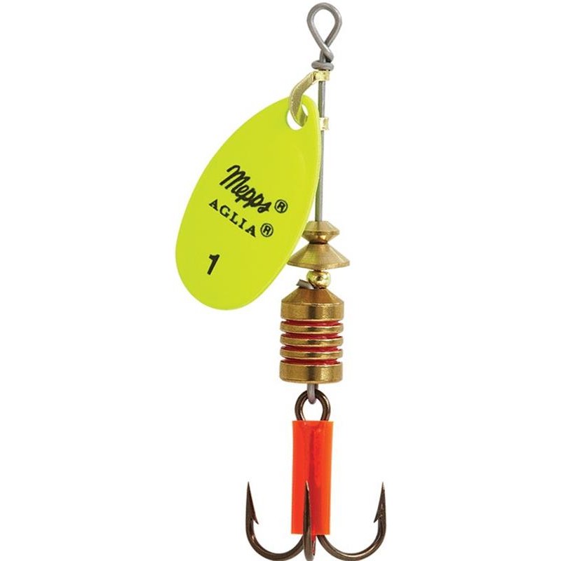 Mepps Aglia Fluorescent Yellow
