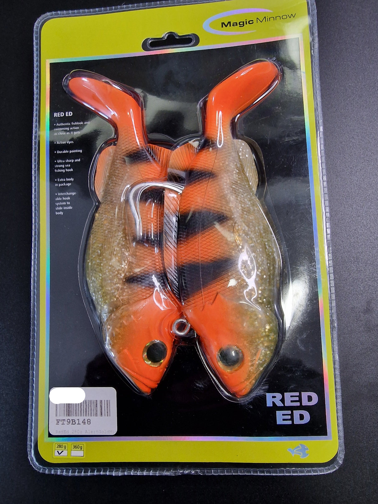 Kinetic Red Ed Soft Plastic Jig