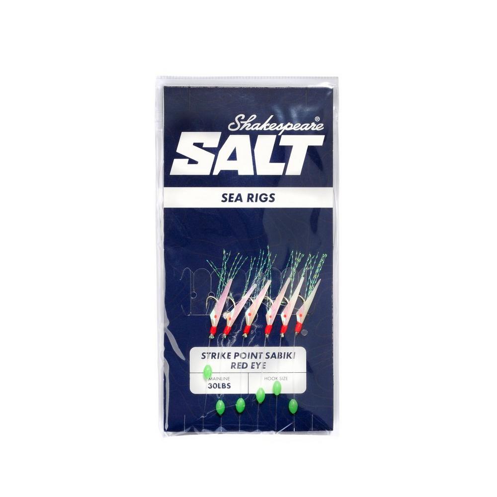 Shakespeare Salt Rig Strike Point Sabiki Red Eye Size 8