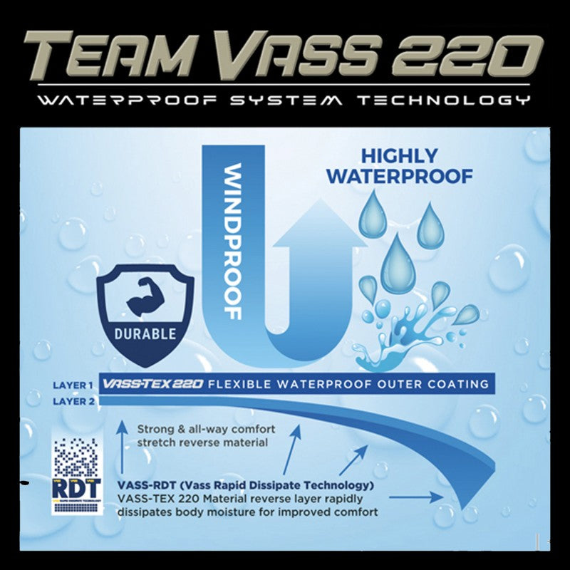 Team Vass 220 Winter Lined Jacket - Waterproof - Khaki Edition