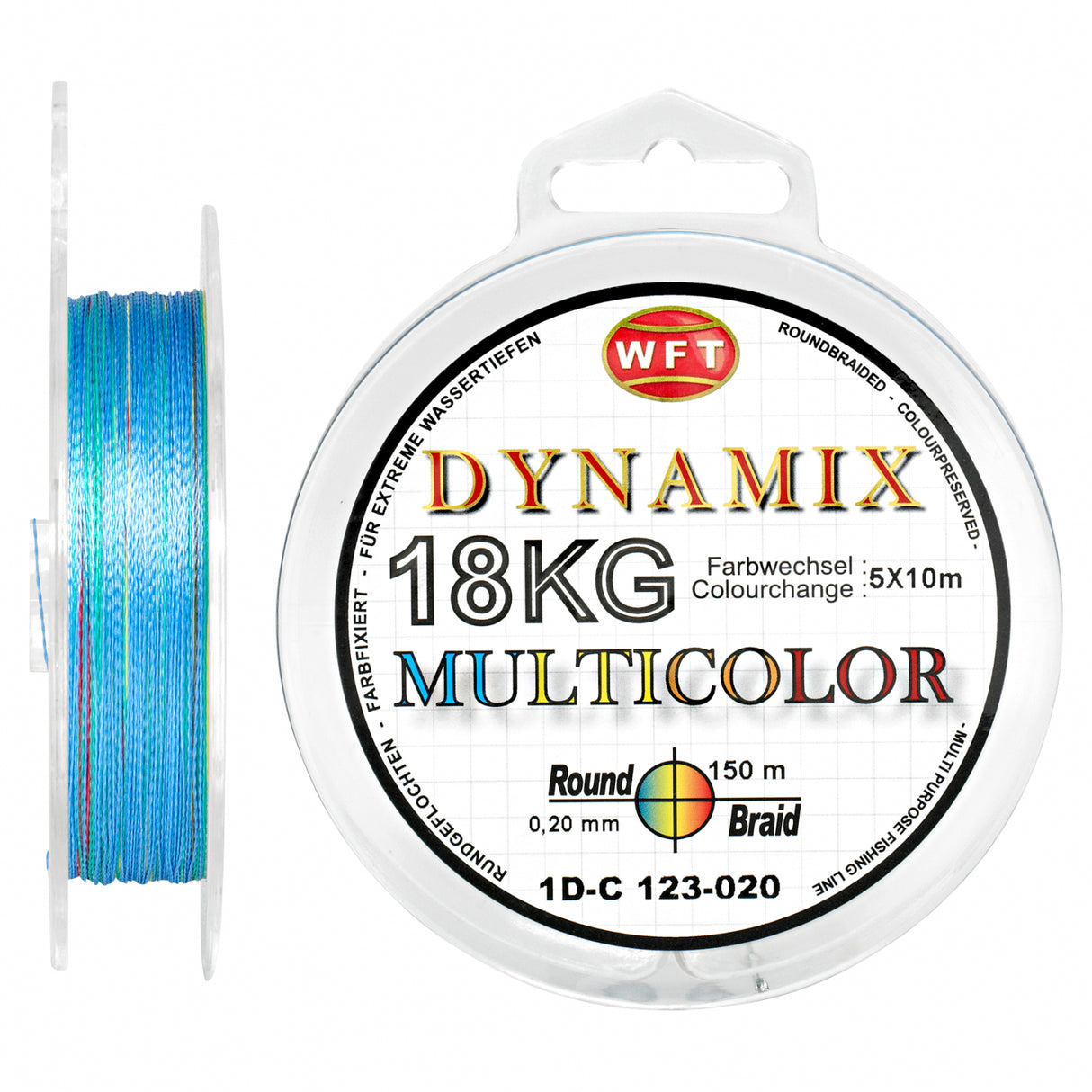 WFT Dynamix Round Braid 300m Spools