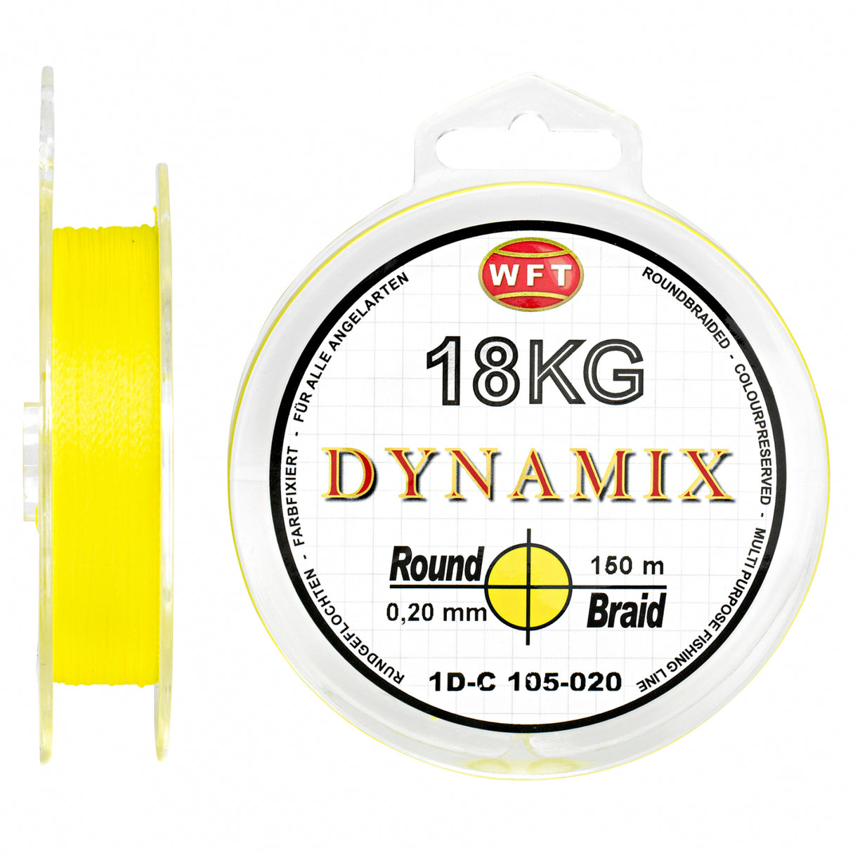 WFT Dynamix Round Braid 300m Spools