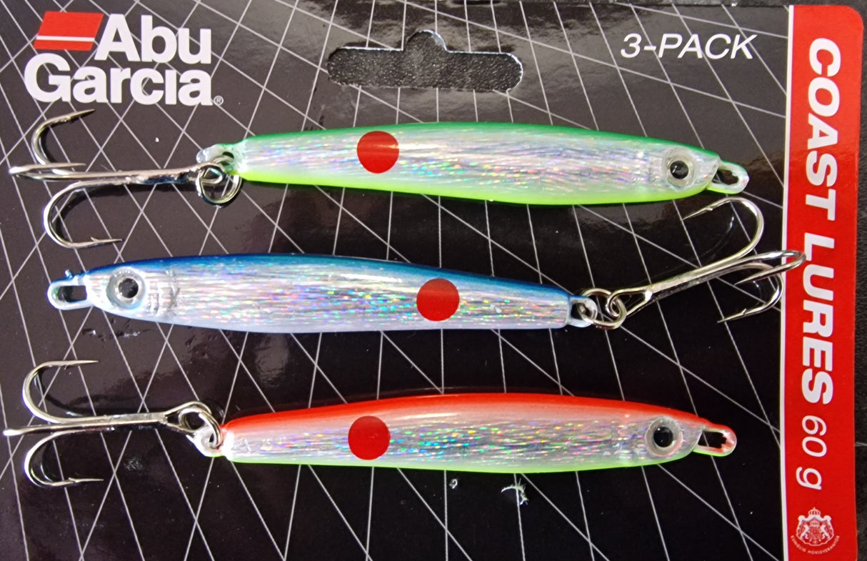 Abu Garcia Coast Lures 3 pack