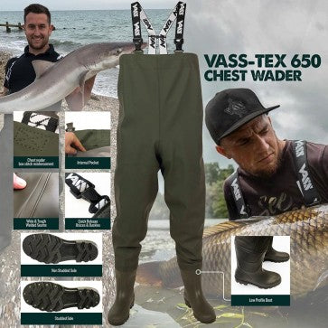 Vass-Tex 650 series Chest Wader