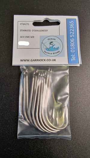 VMC Stainless Steel O'Shaughnessy Hooks