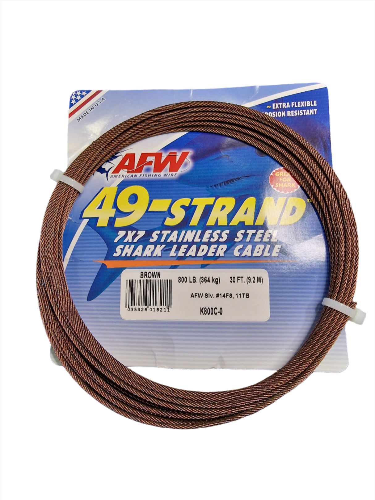 AFW 49-Strand Stainless Steel Leader