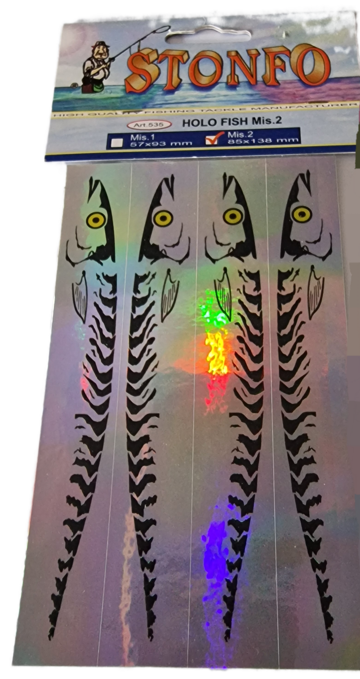 Stonfo Holo Fish Lure sticker