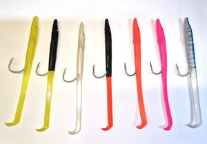 "Gilly" Sandeel Imitation Lures with matched hooks 150mm