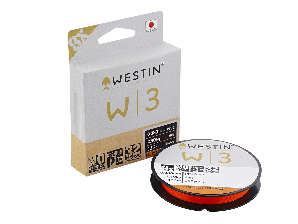 Westin W3 8-Braid Dutch Orange 300m spools