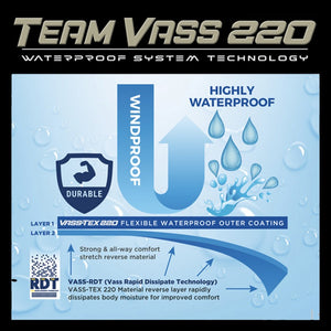 Team Vass 220 Winter Lined Jacket - Waterproof - Khaki Edition